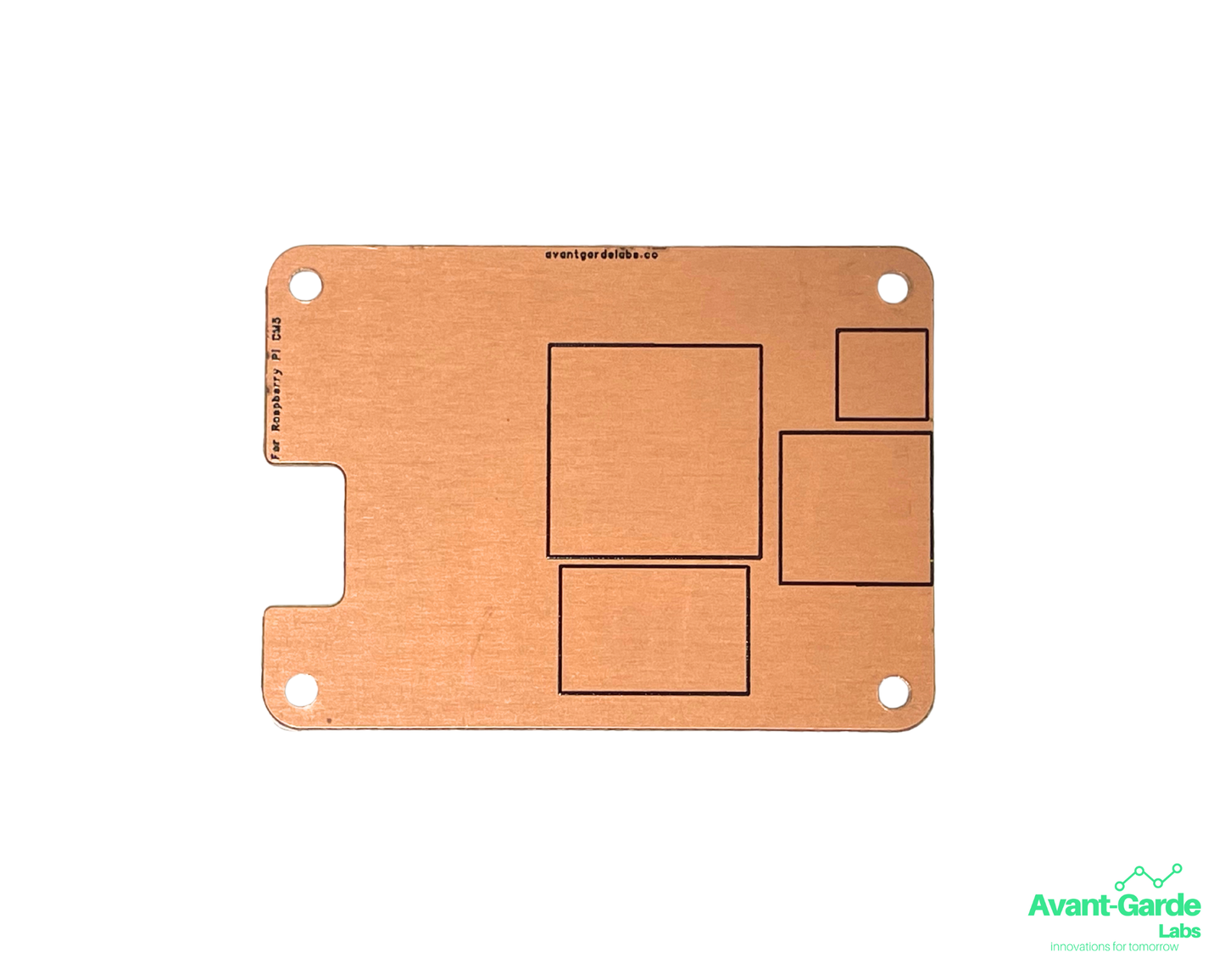 Raspberry Pi CM5 Low Profile Copper Heatsink Heat Spreader