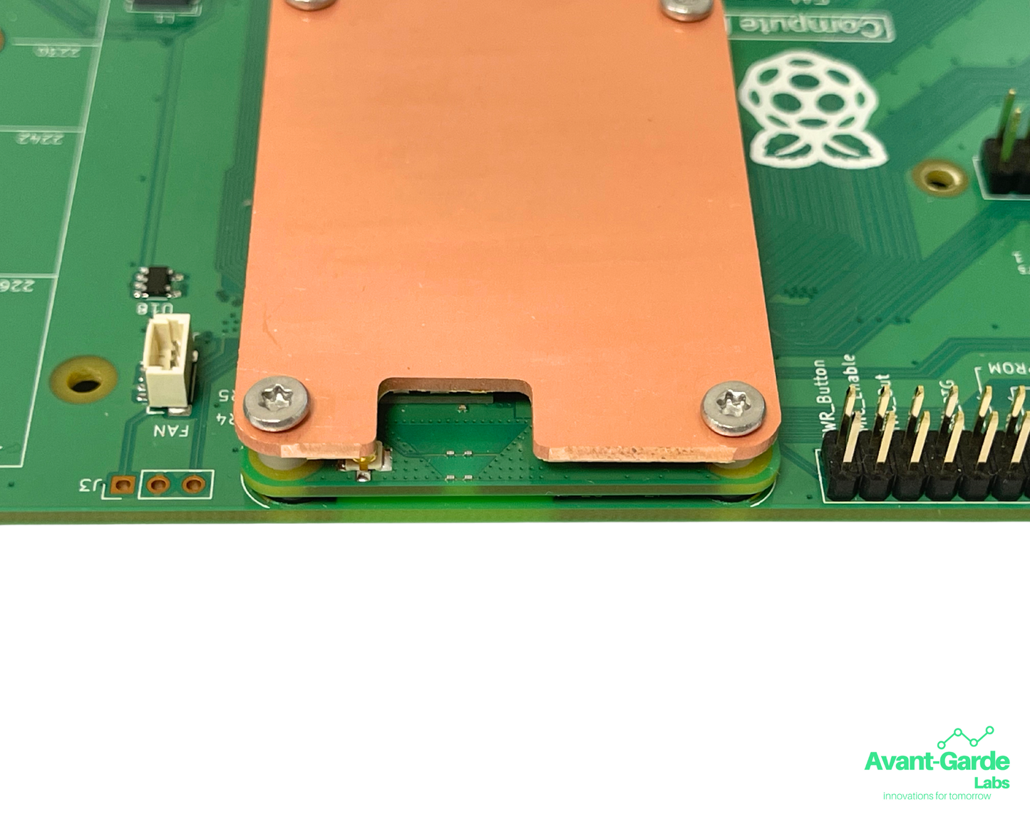 Raspberry Pi CM5 Low Profile Copper Heatsink Heat Spreader