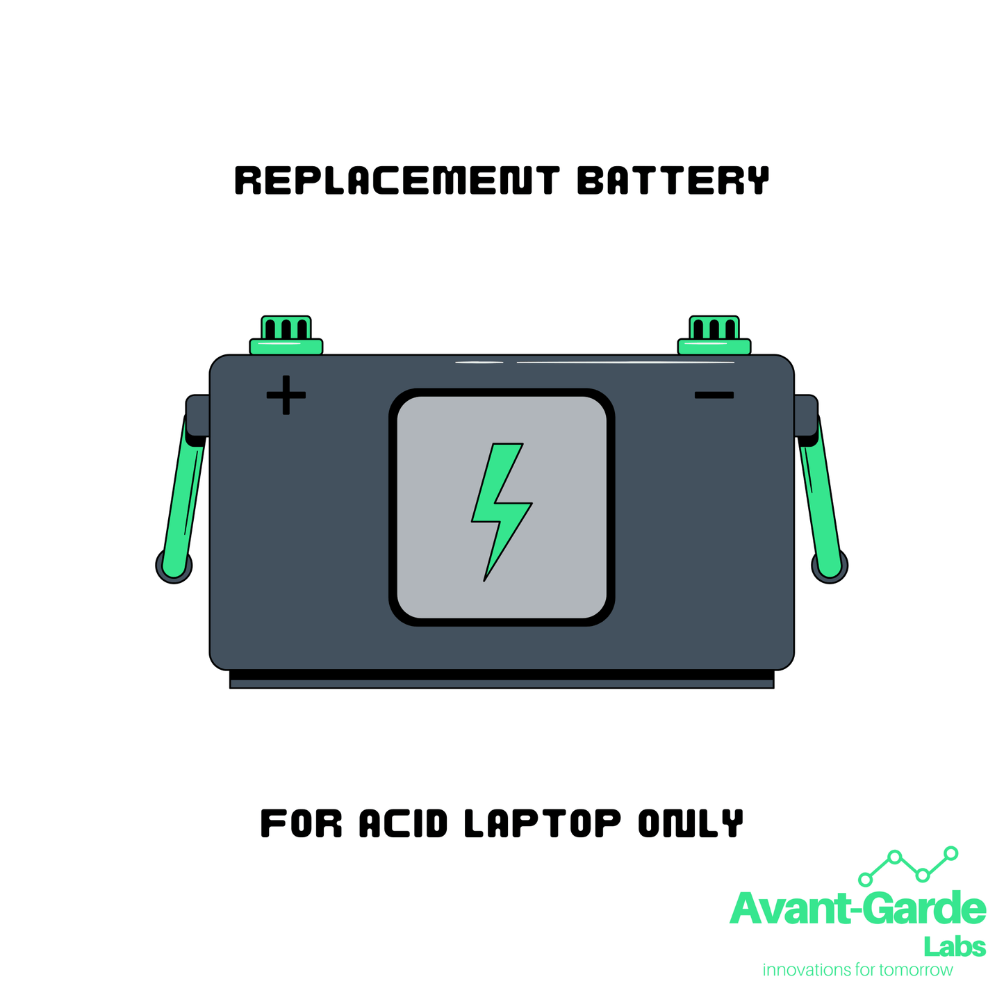 ACID Laptop Replacement Battery - Avant - Garde Labs