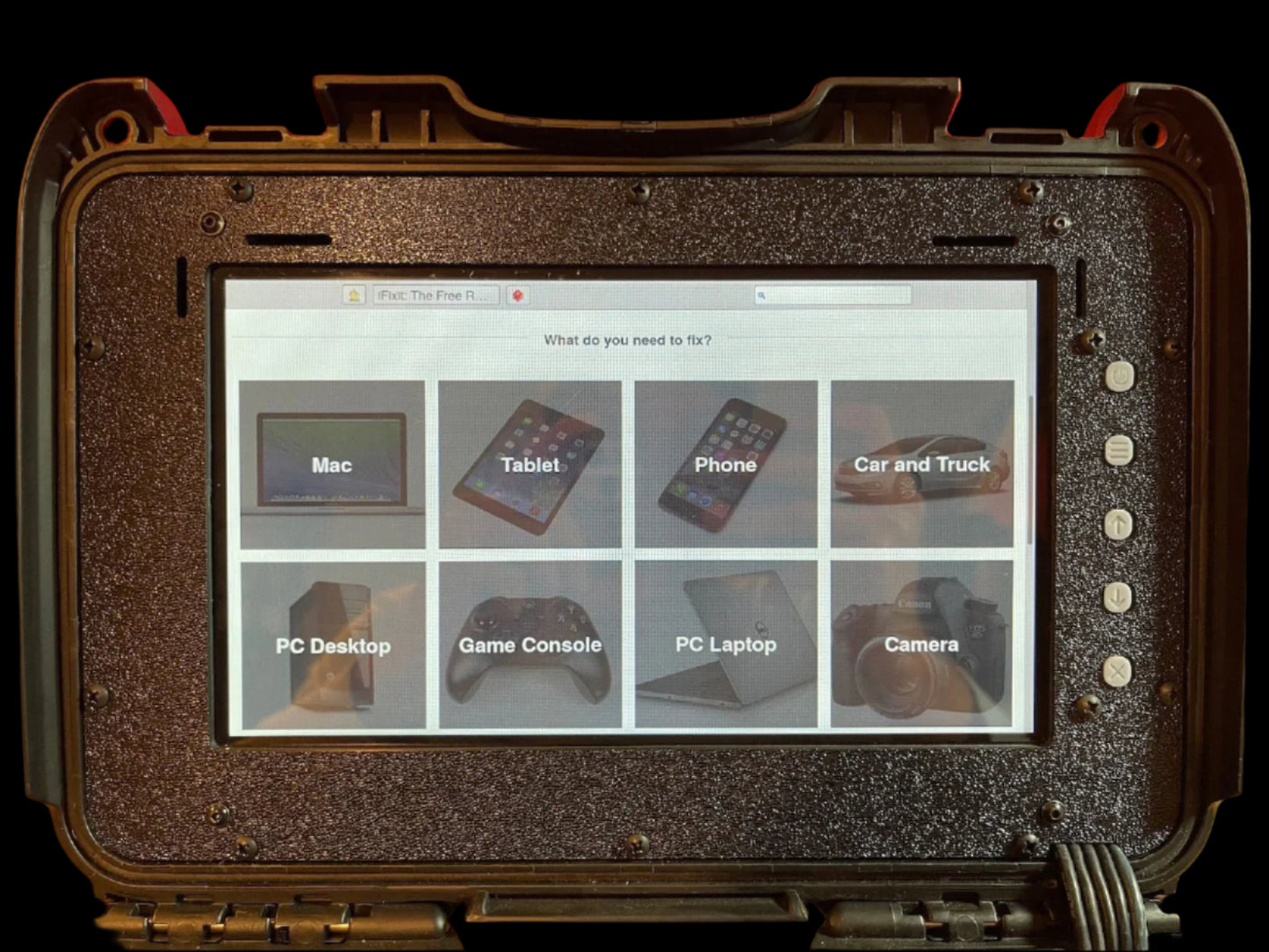 Anywhere Computer for Information Deserts (A.C.I.D) V2 Archive Laptop Apocalypse No Internet Doomsday Device Rugged Off Grid Untraceable - Avant - Garde Labs