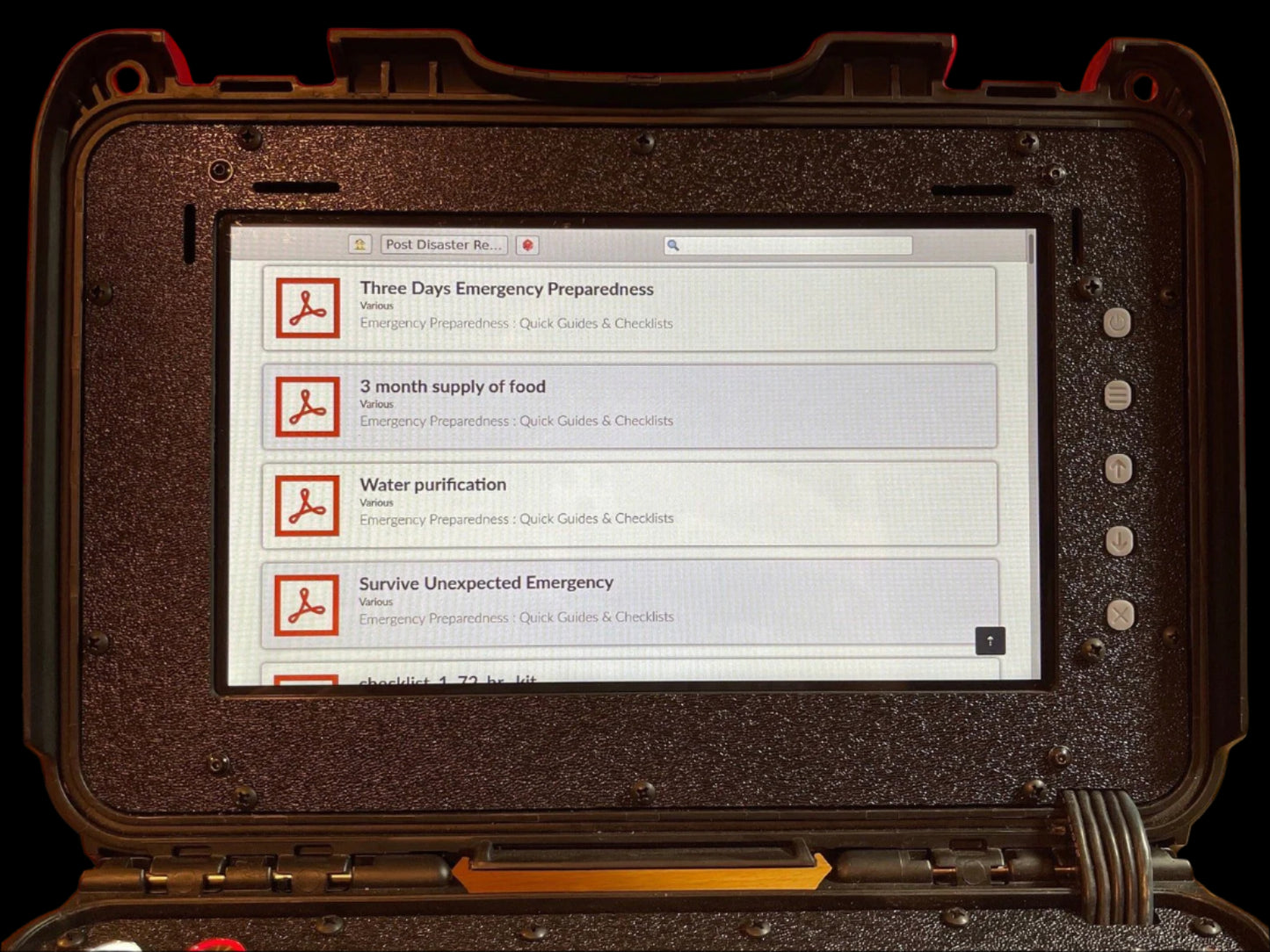Anywhere Computer for Information Deserts (A.C.I.D) V2 Archive Laptop Apocalypse No Internet Doomsday Device Rugged Off Grid Untraceable - Avant - Garde Labs