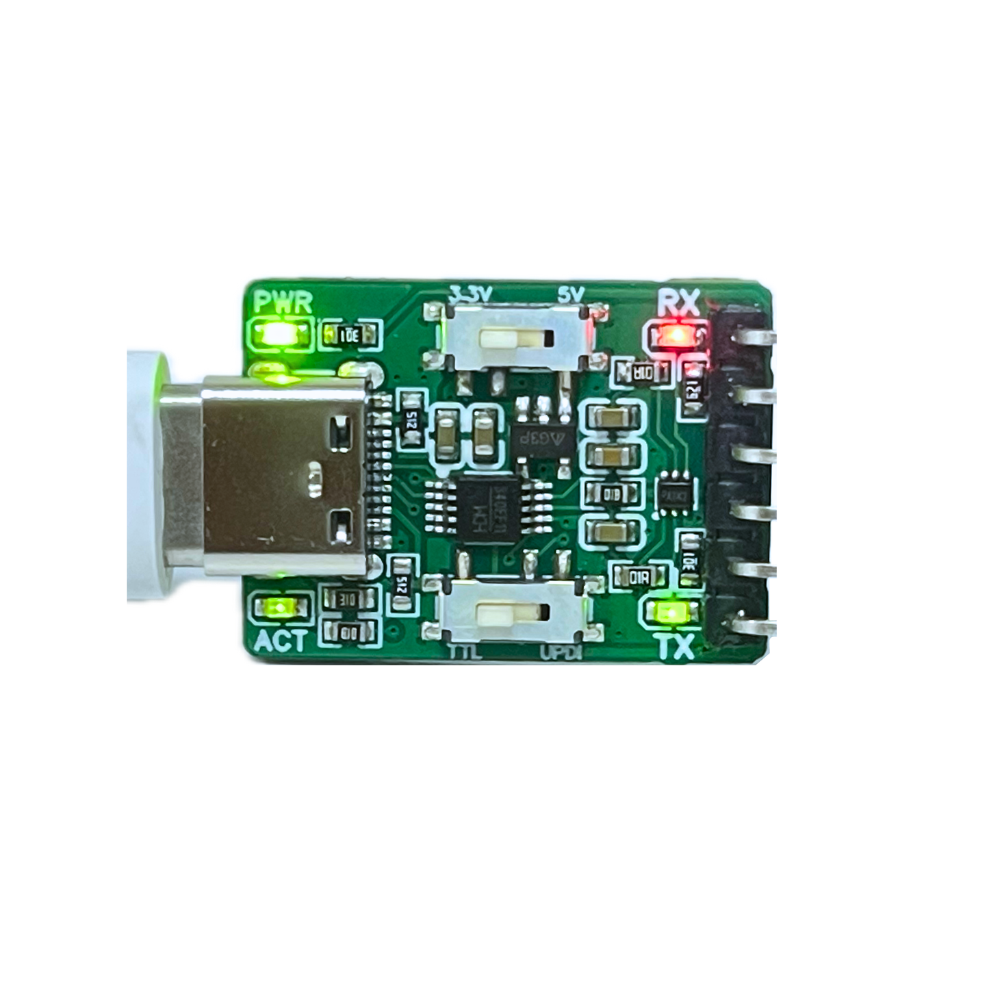 UPDI Programmer TTL Programmer Serial Debugger for ATtiny Microcontrollers - Arduino IDE Compatible