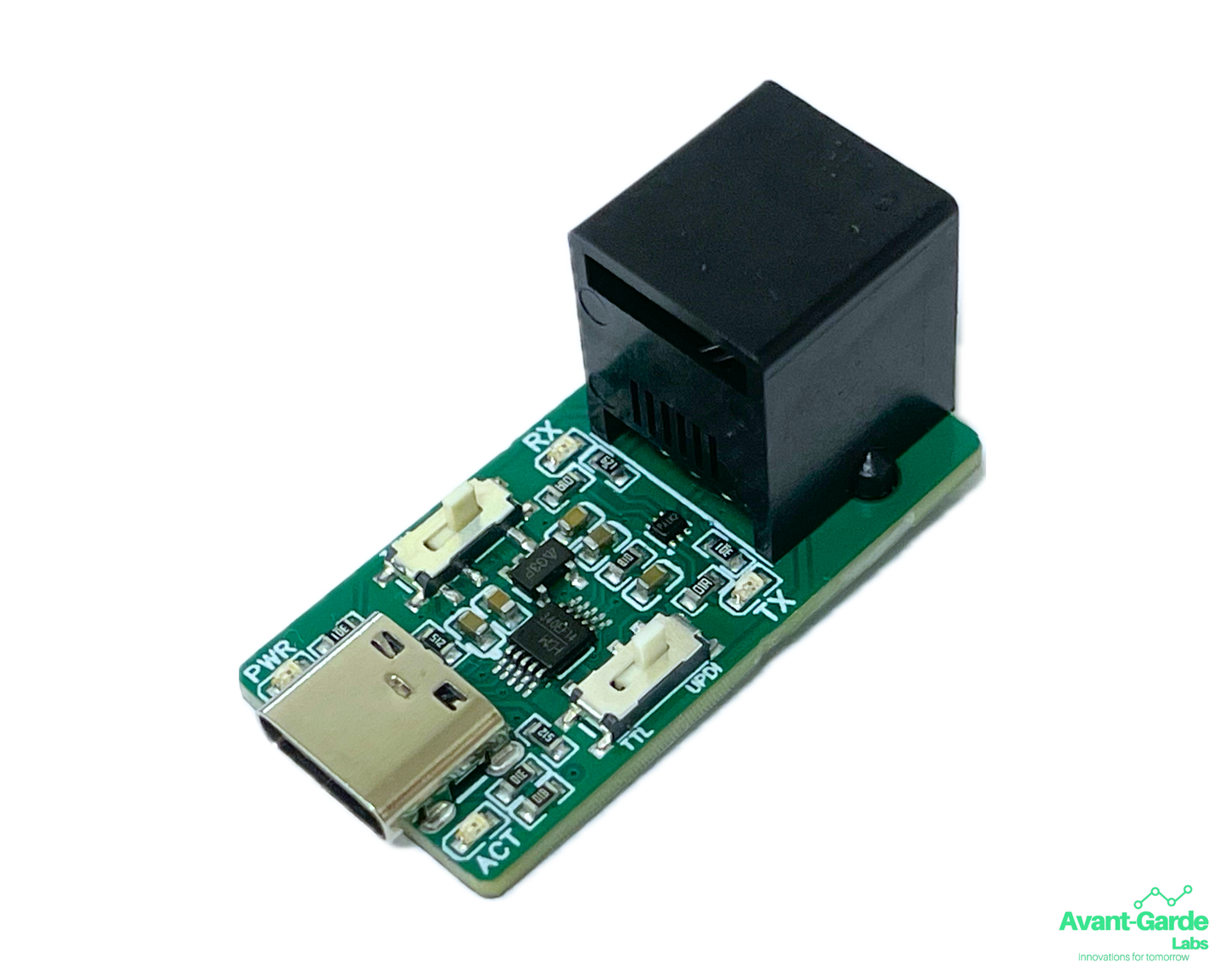 UPDI & TTL Programmer for RJ12 Tag-Connect Cables - Arduino Compatible