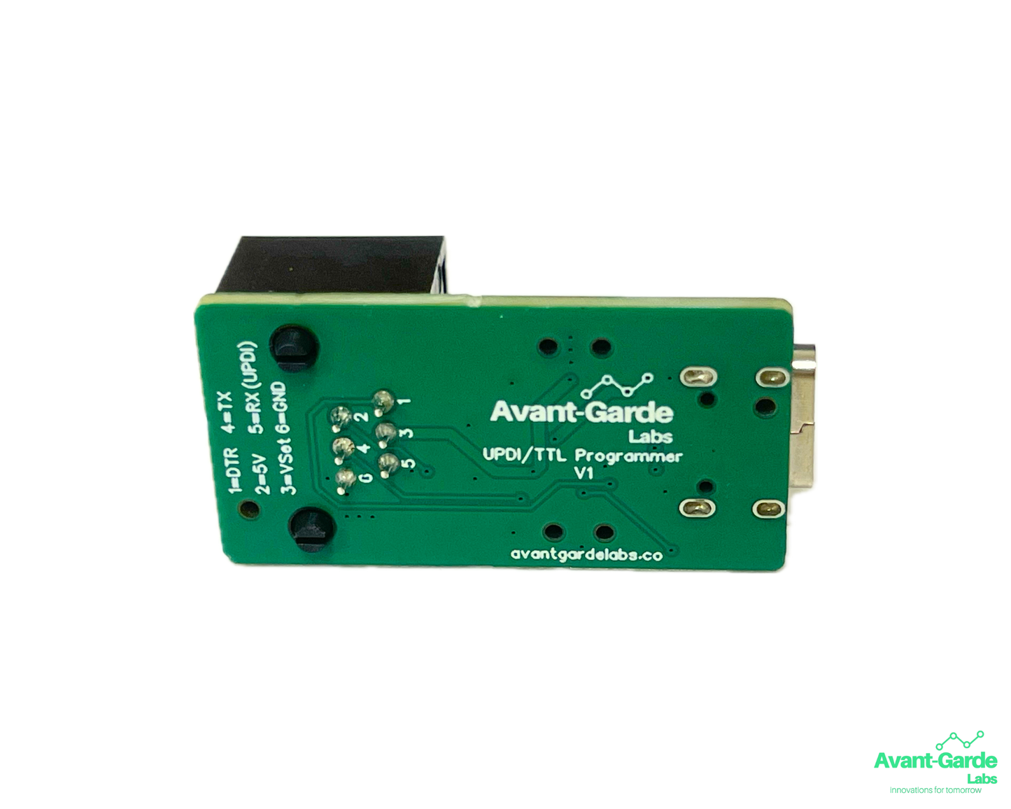 UPDI & TTL Programmer for RJ12 Tag-Connect Cables - Arduino Compatible