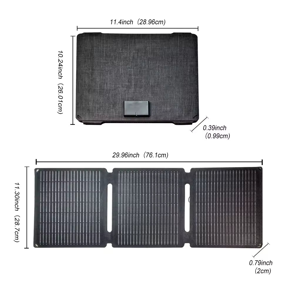 35 Watt Portable Rugged Flex Solar Panel